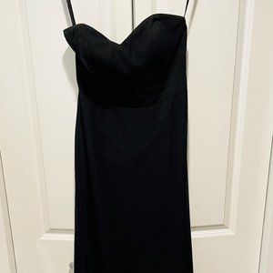 Black Strapless Hayley Paige Bridesmaid Dress